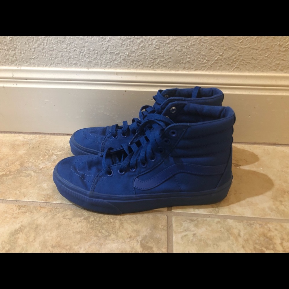 All Royal Blue Vans